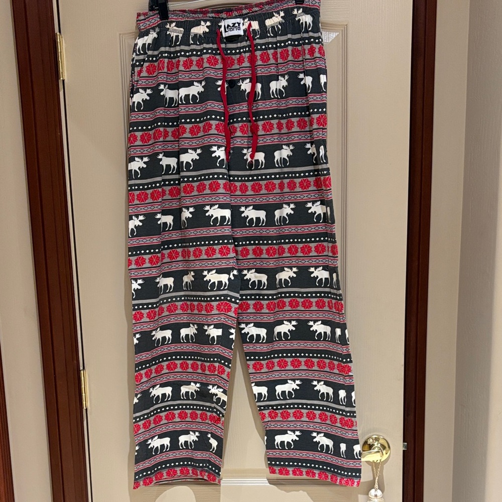 Lazy One Pajama Pants with Moose Print